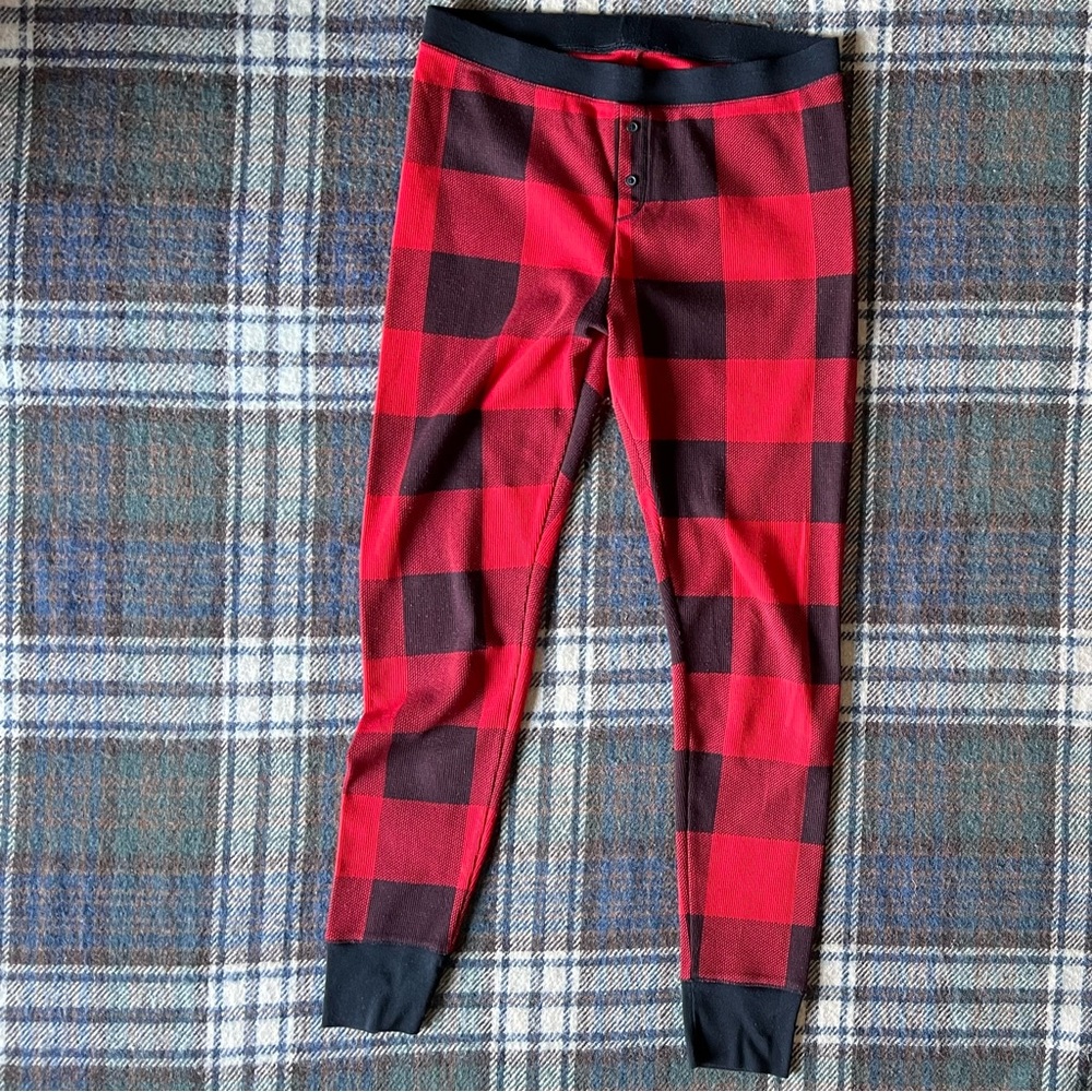 Old Navy Buffalo Plaid Pajama Leggings size large